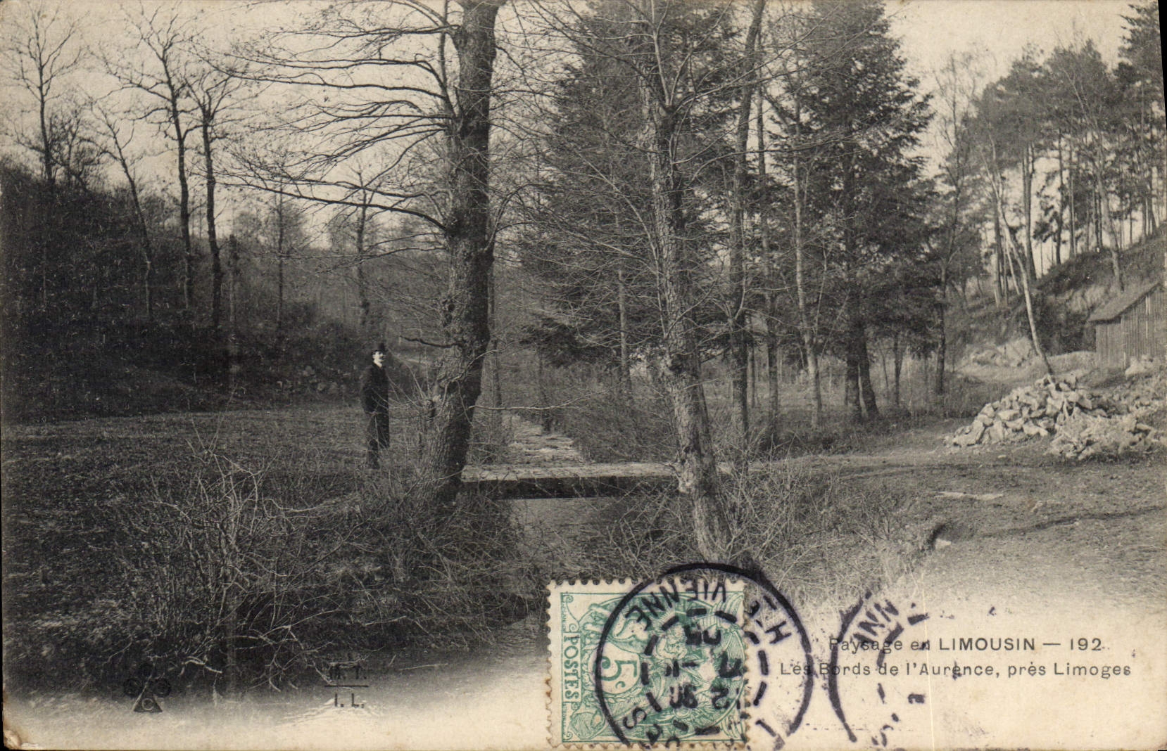 CPA Paysage en Limousin Les Bords de l'Aurence pres Limoges