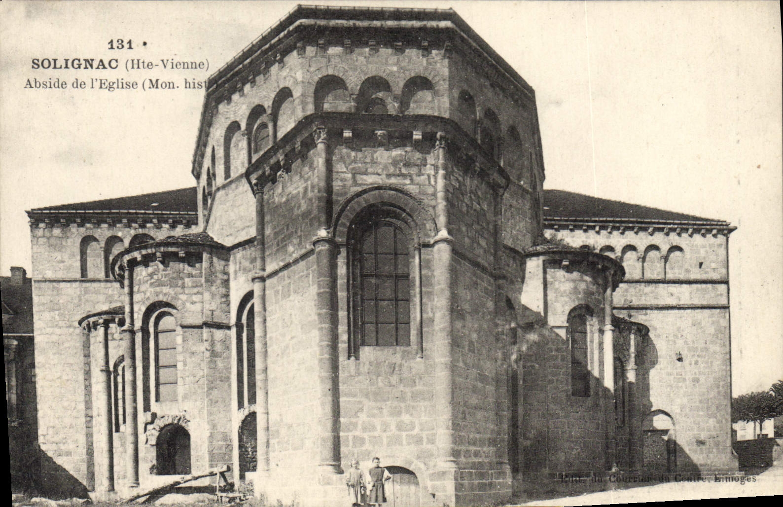 CPA Solignac Hte Vienne Abside de l'Eglise