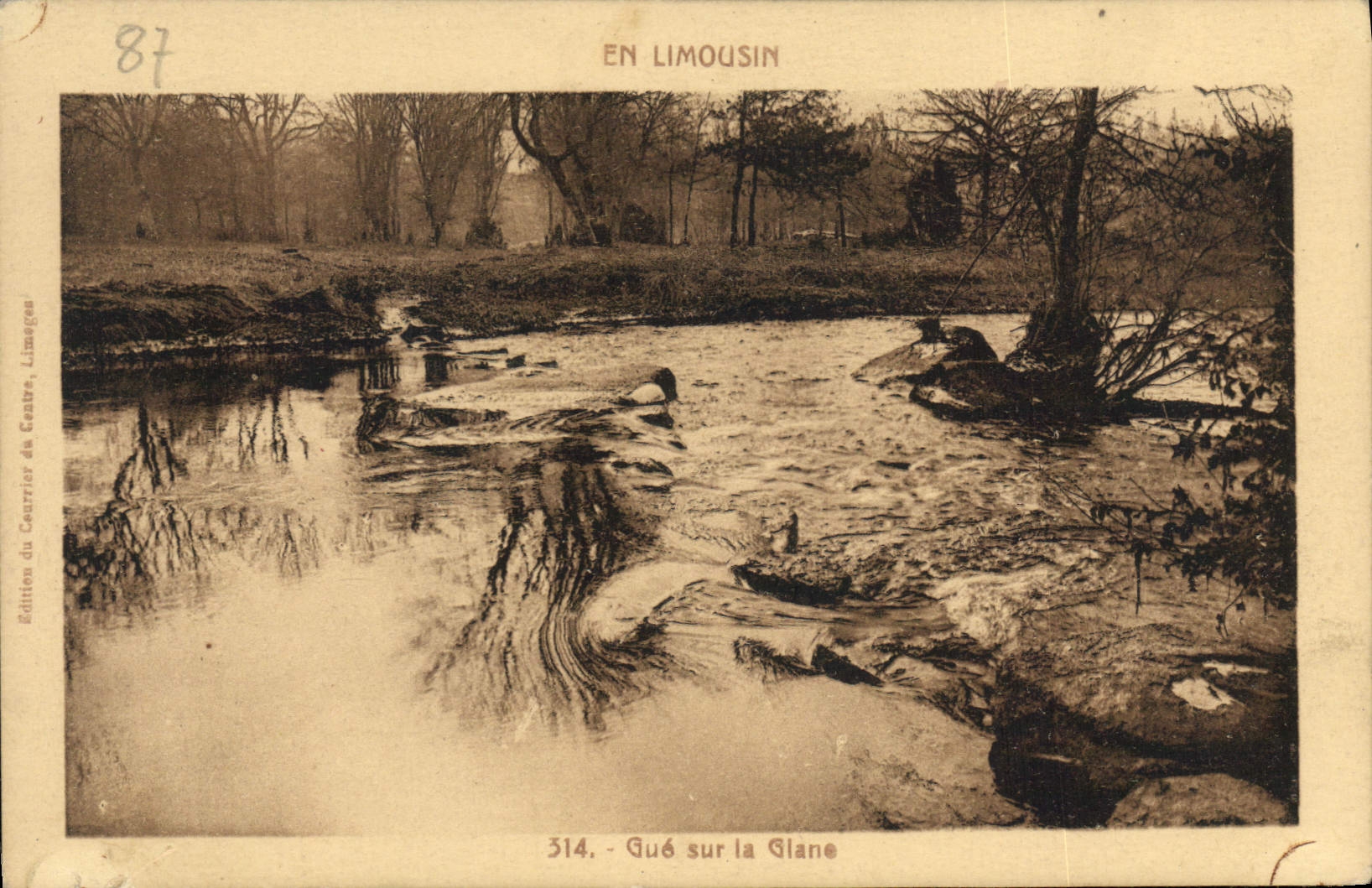 CPA En Limousin Gue sur la Glane 