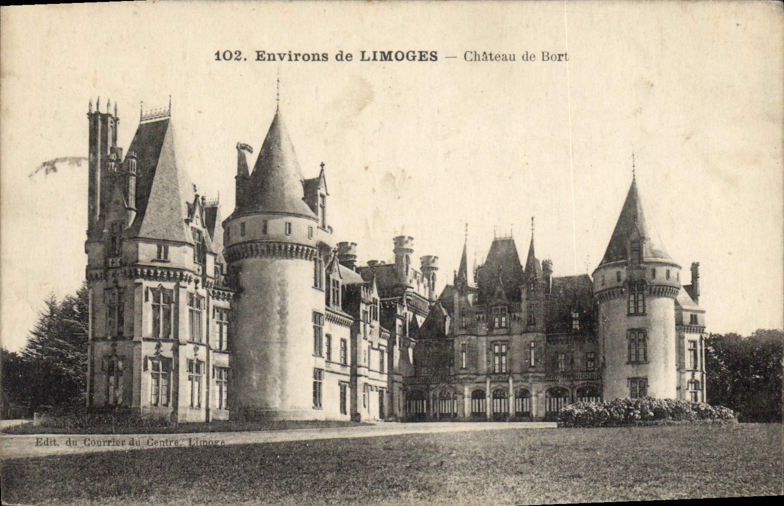 CPA Environs de Limoges Chateau de Bort 