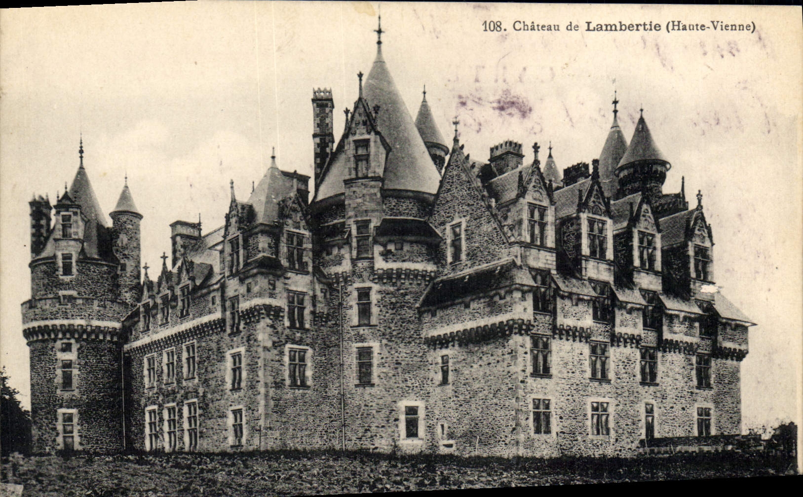 CPA Chateau de Lambertie Haute Vienne