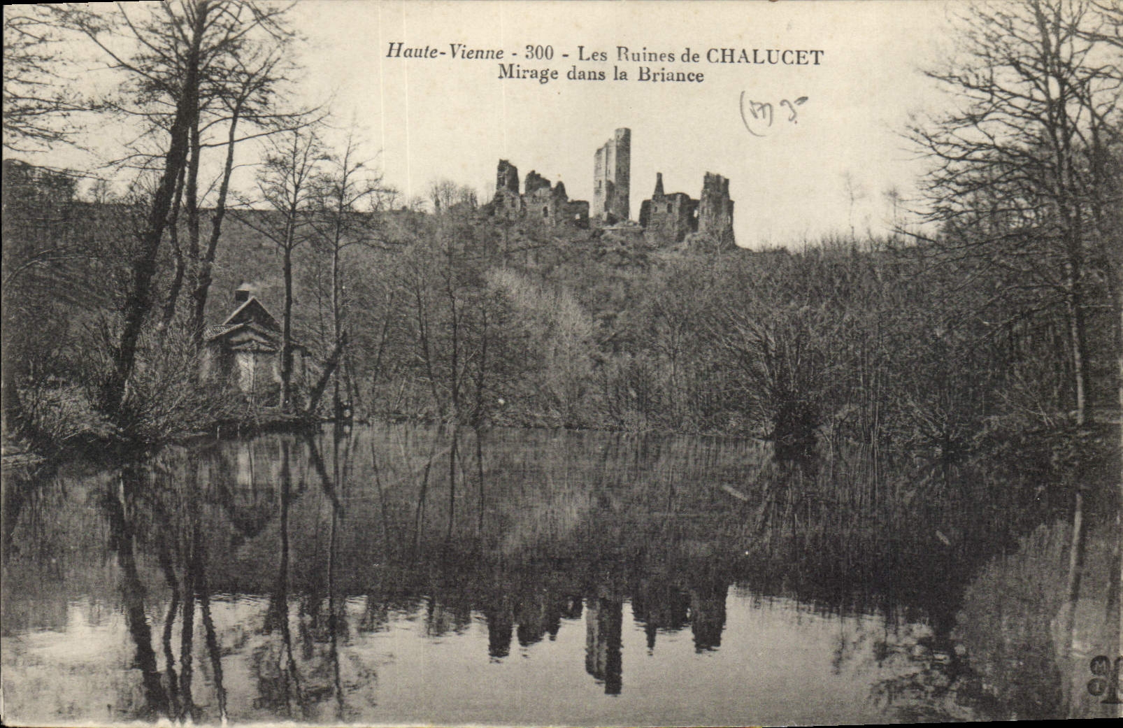 CPA Haute Vienne Les Ruines de Chaluc et Mirage dans la Brianee