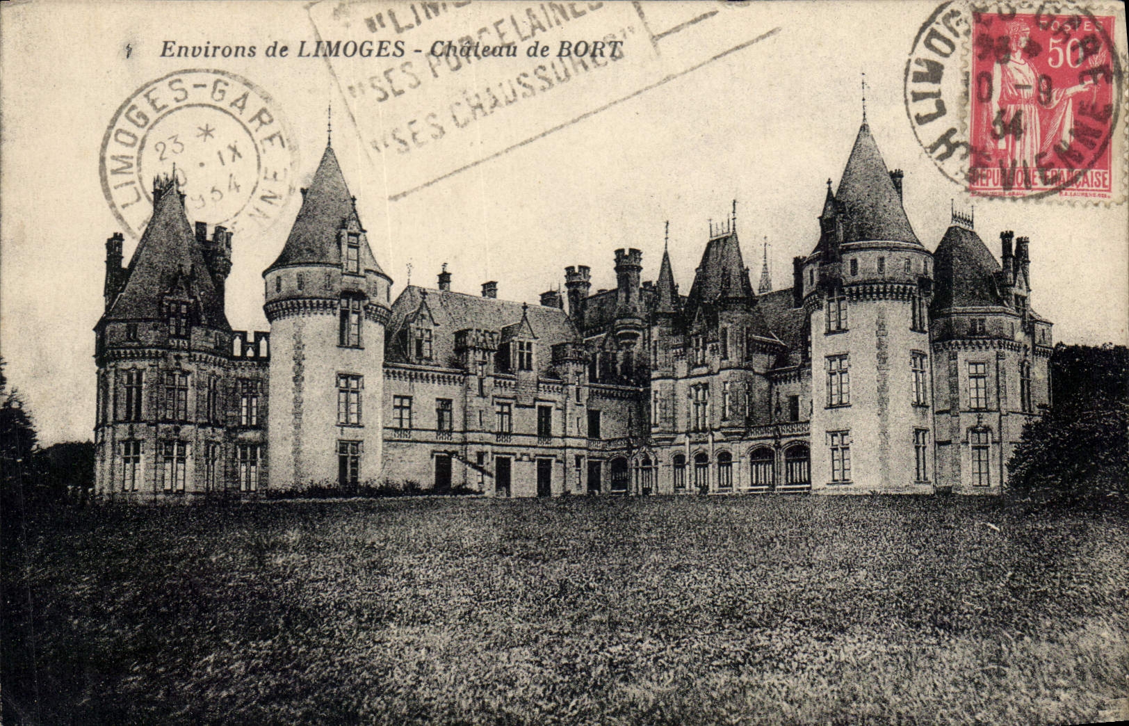 CPA Environs de Limoges Chateau de Bort