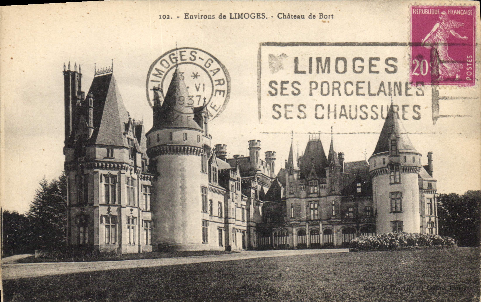 CPA Environs de Limognes Chateau de Bort