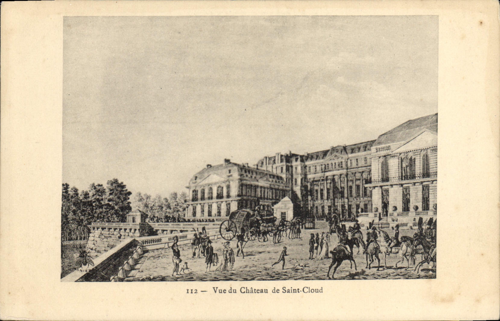 CPA Vue du Chateau de Saint Cloud 