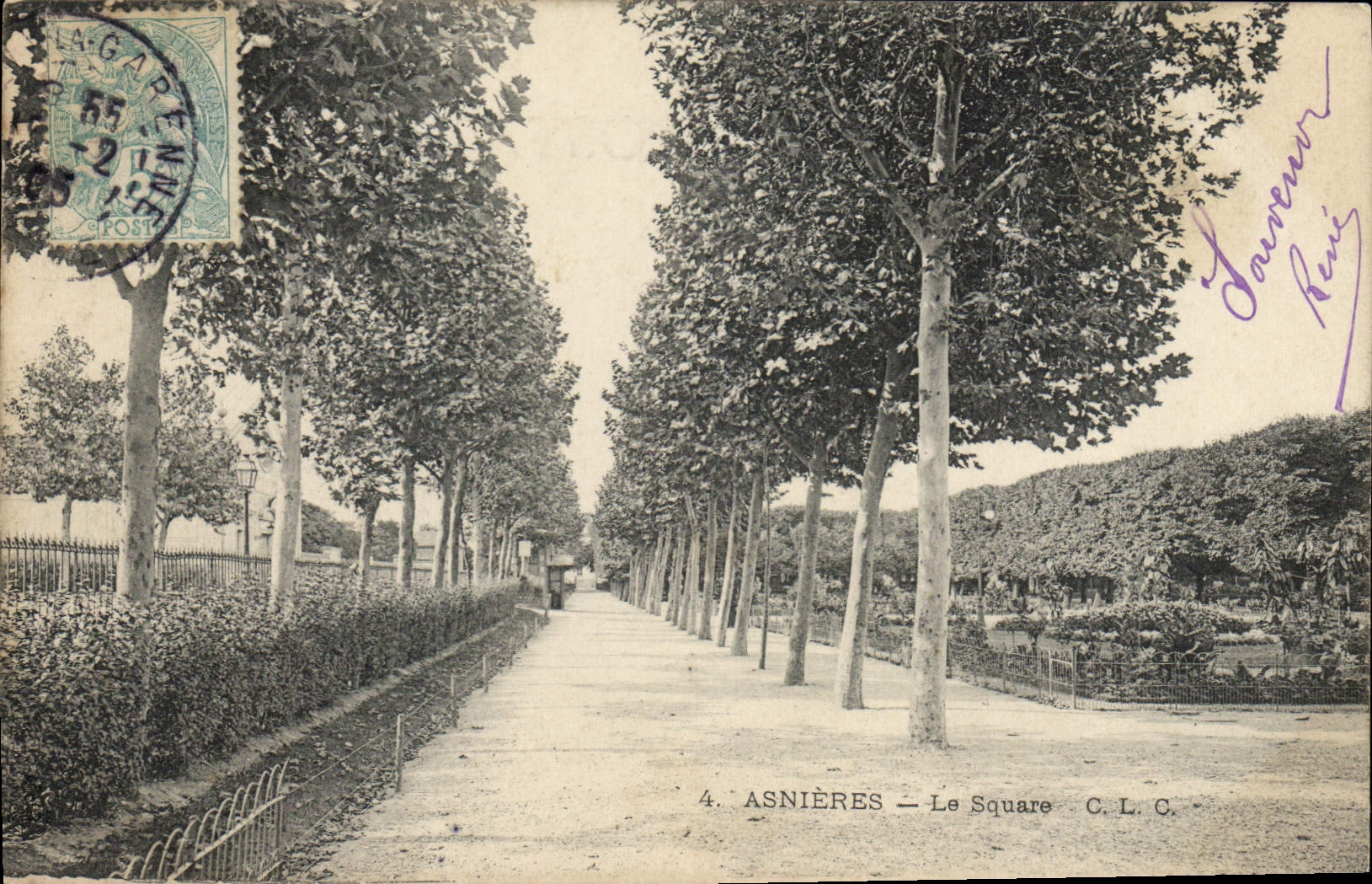 CPA Asnieres Le Square 