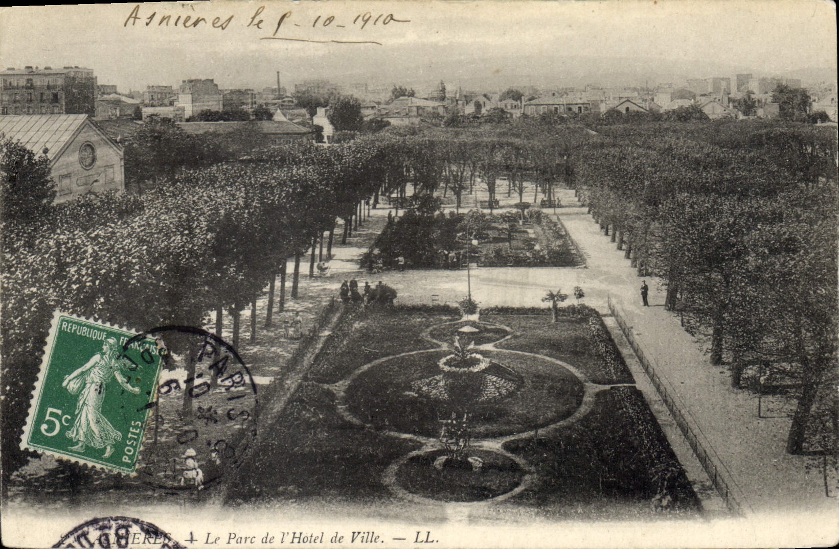 CPA Asnieres Le Port de l'Hotel de Ville 
