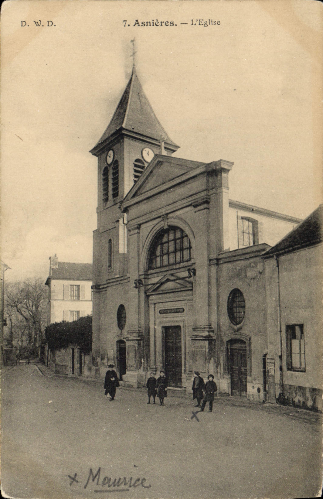 CPA Asnieres l'Eglise 