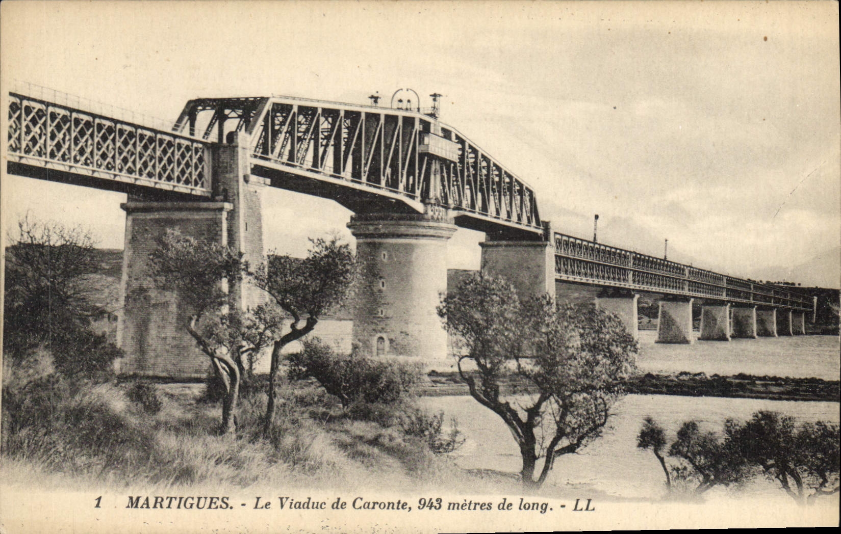 CPA Martigues Le Viaduc de Caronte 