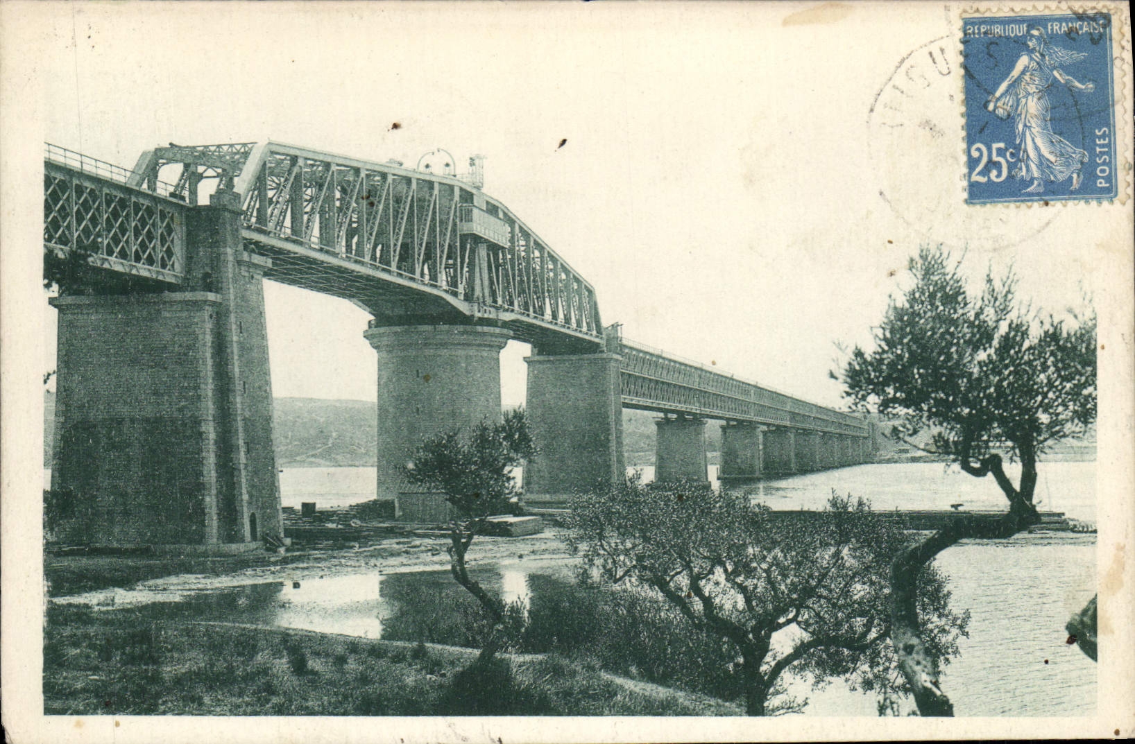 CPA Viaduc de Caronte pres de Martigues