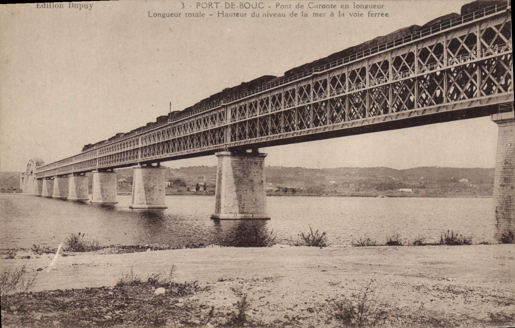 CPA Port de Bouc Pont de Caronte 