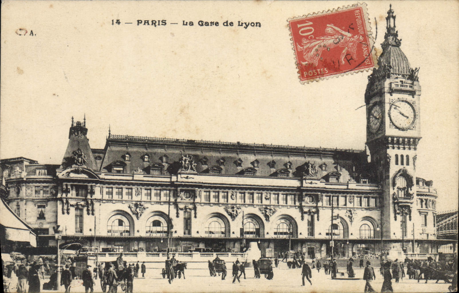 CPA Paris La Gare de Lyon