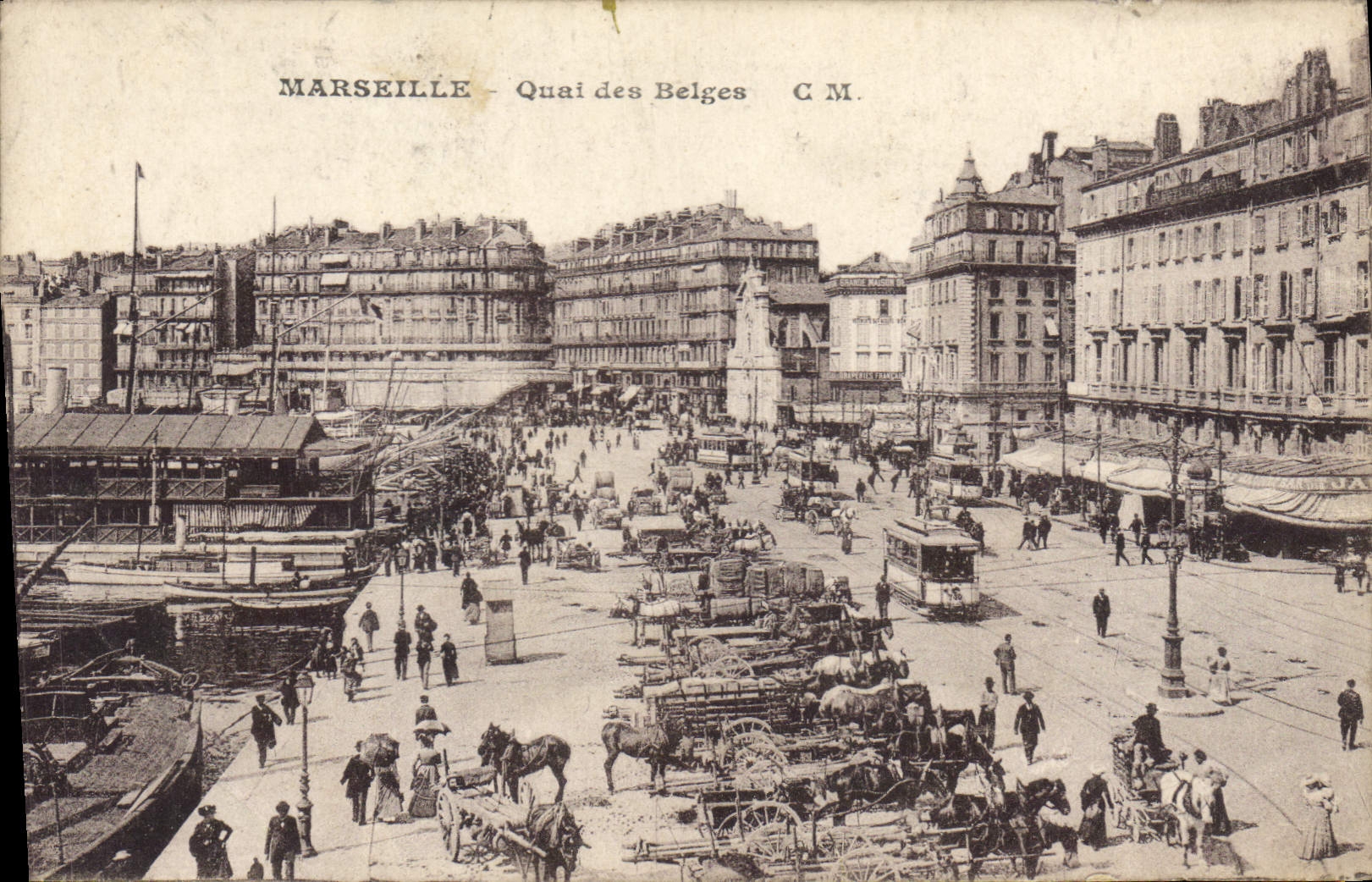 CPA Marseille Quai des Belges