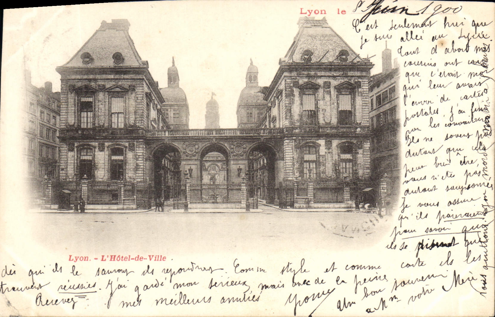 CPA Lyon Hotel de Ville 