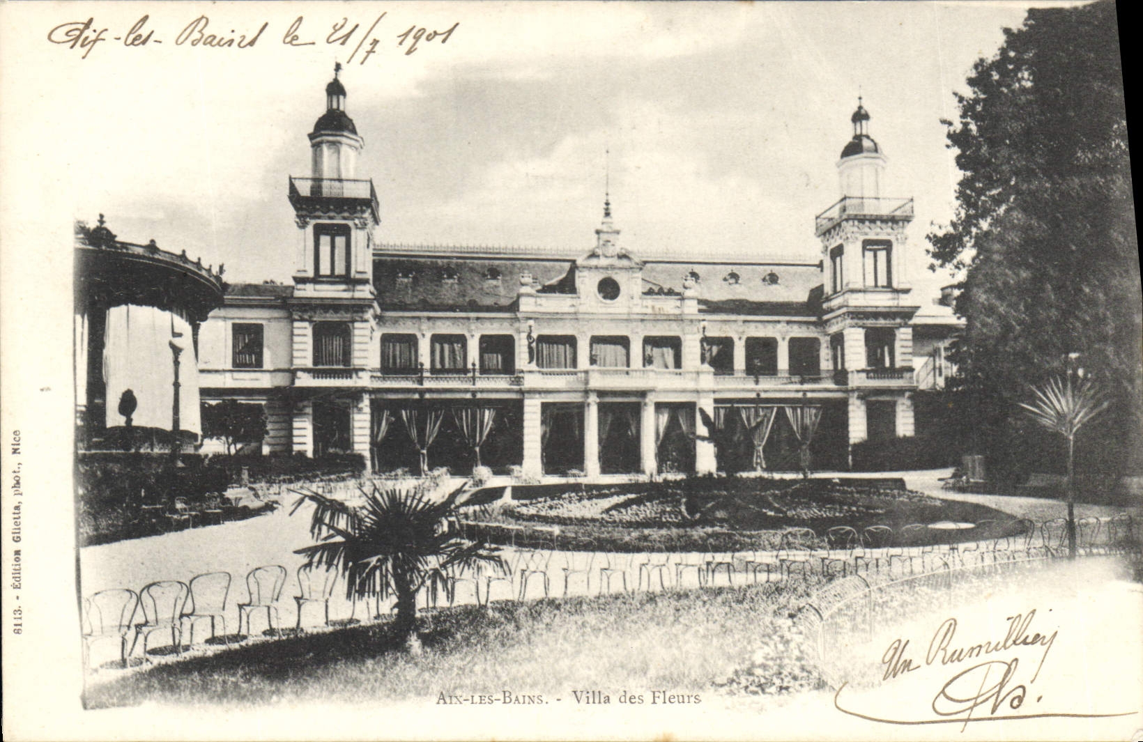CPA Aix les Bains Villa des Fleurs 