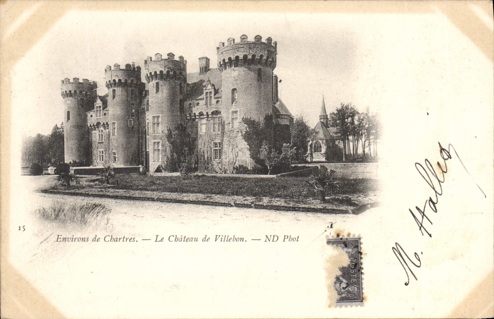 CPA Environs de Chartres Le Chateau de Villebon 