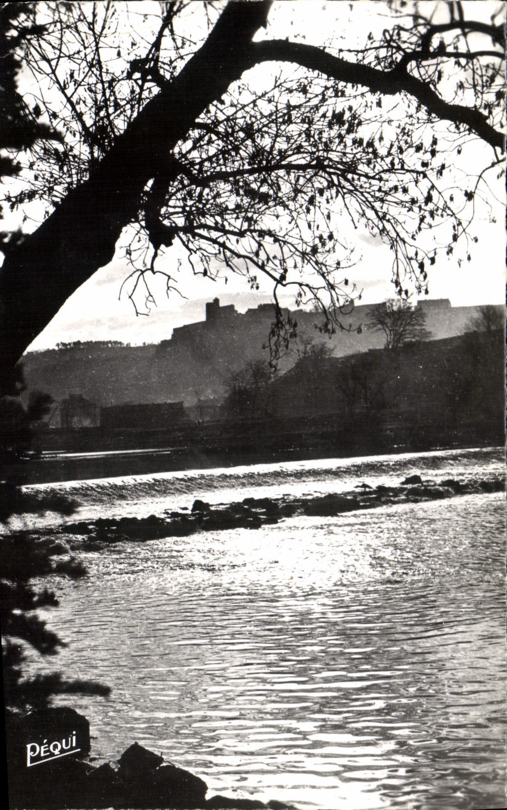 CPA Besancon les Bains Doubs Barrage de Micaud La Citadelle 