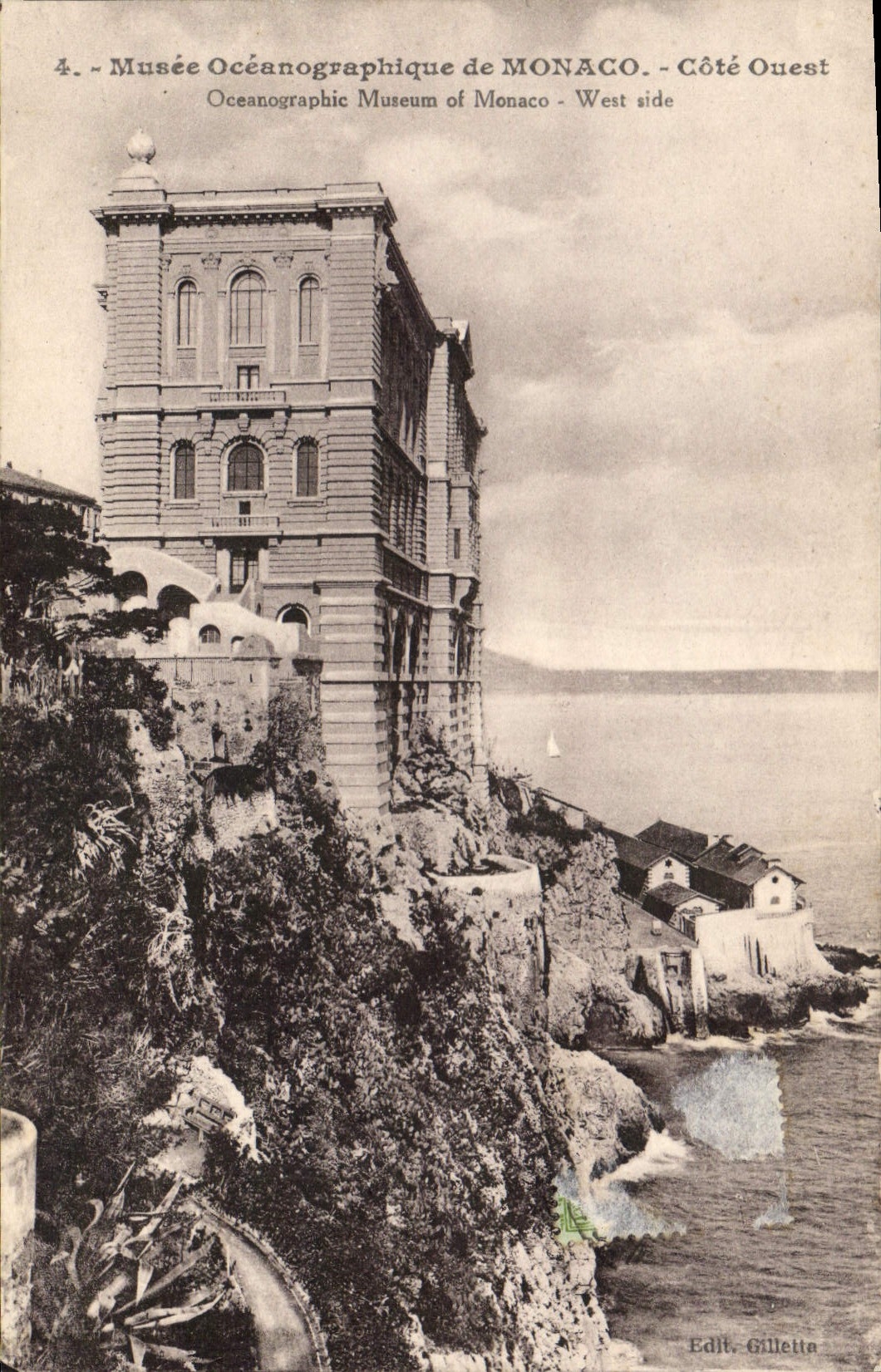 CPA Musee Oceanographique de Monaco Cote Ouest