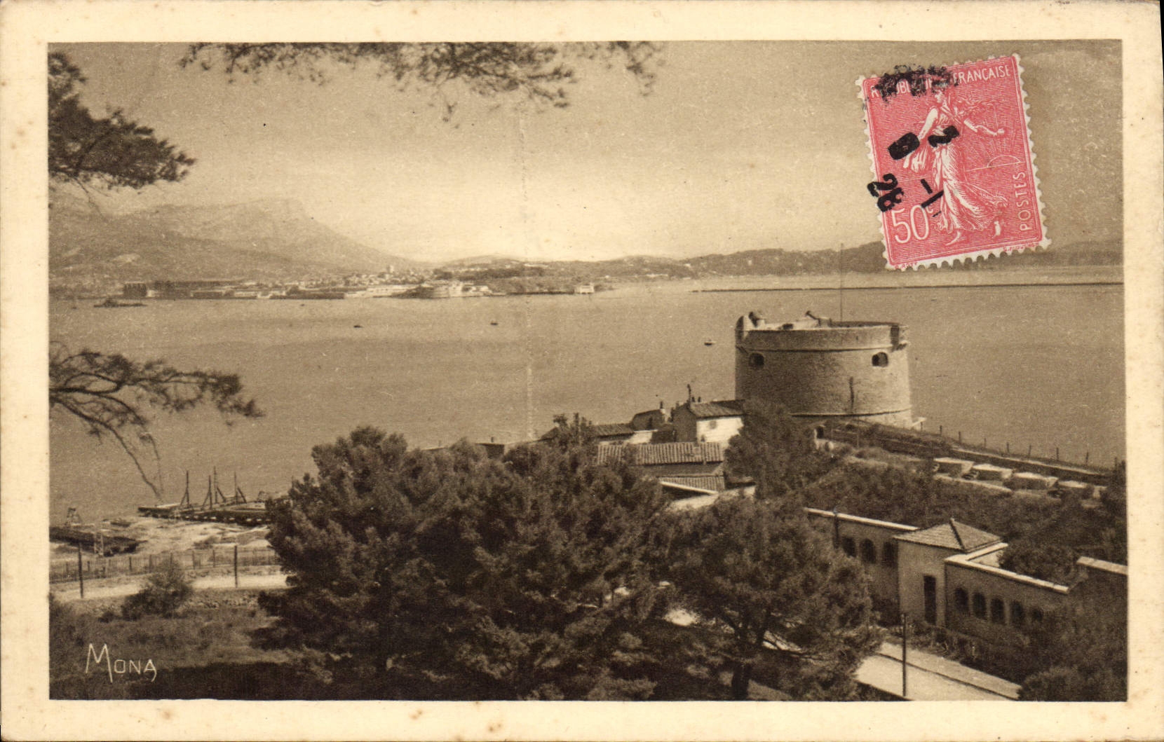 CPA Les Petits Tableaux de provence Manteau pres de Toulon La Tour Balaguier 