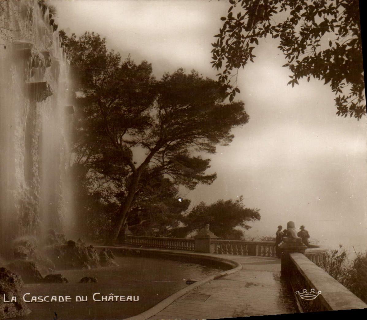 CPA La Cascade du Chateau Nice