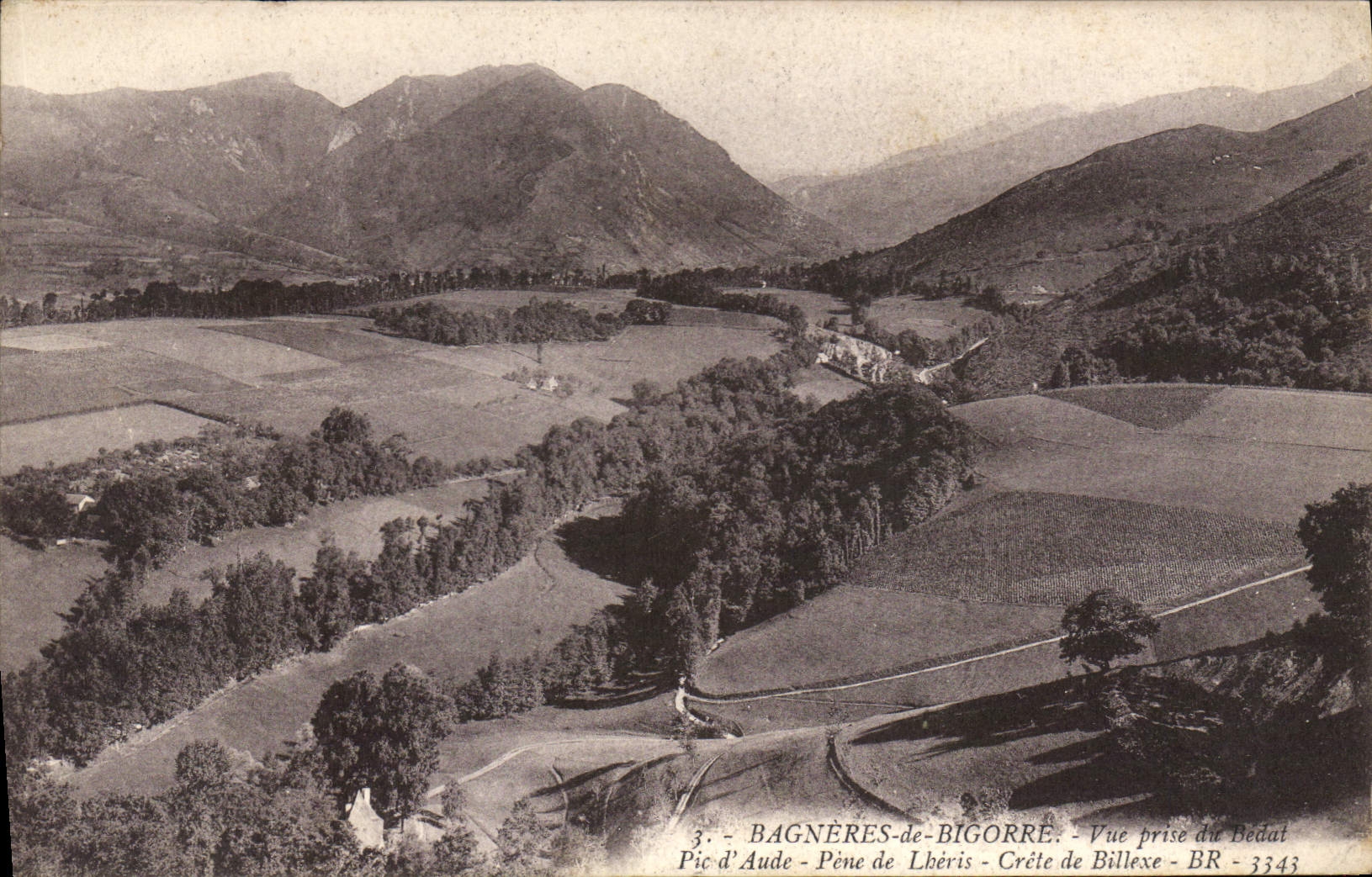 CPA Bagneres de Bigorre Pic d'Aude Pene de l'Heris  Crete de Billexe