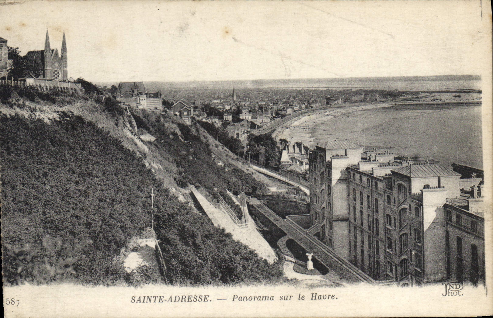 CPA Ste Adresse Panorama sur le Havre