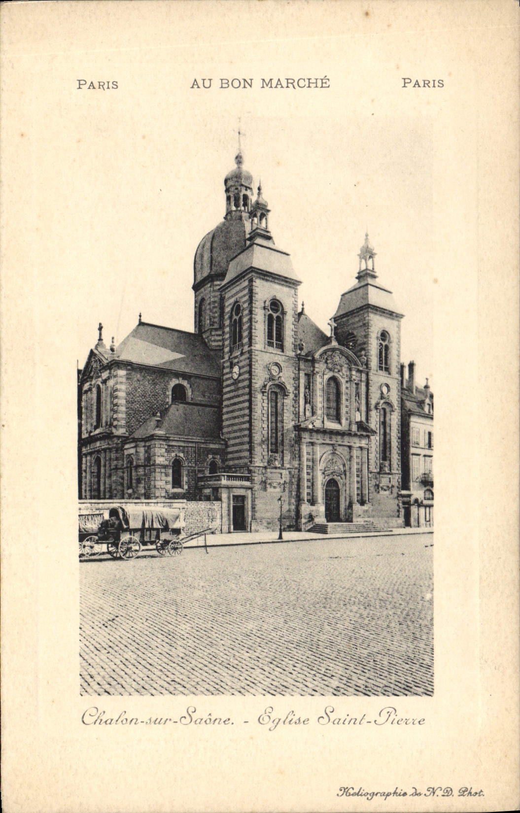 CPA Paris Chafon sur Saone Eglise St Pierre 