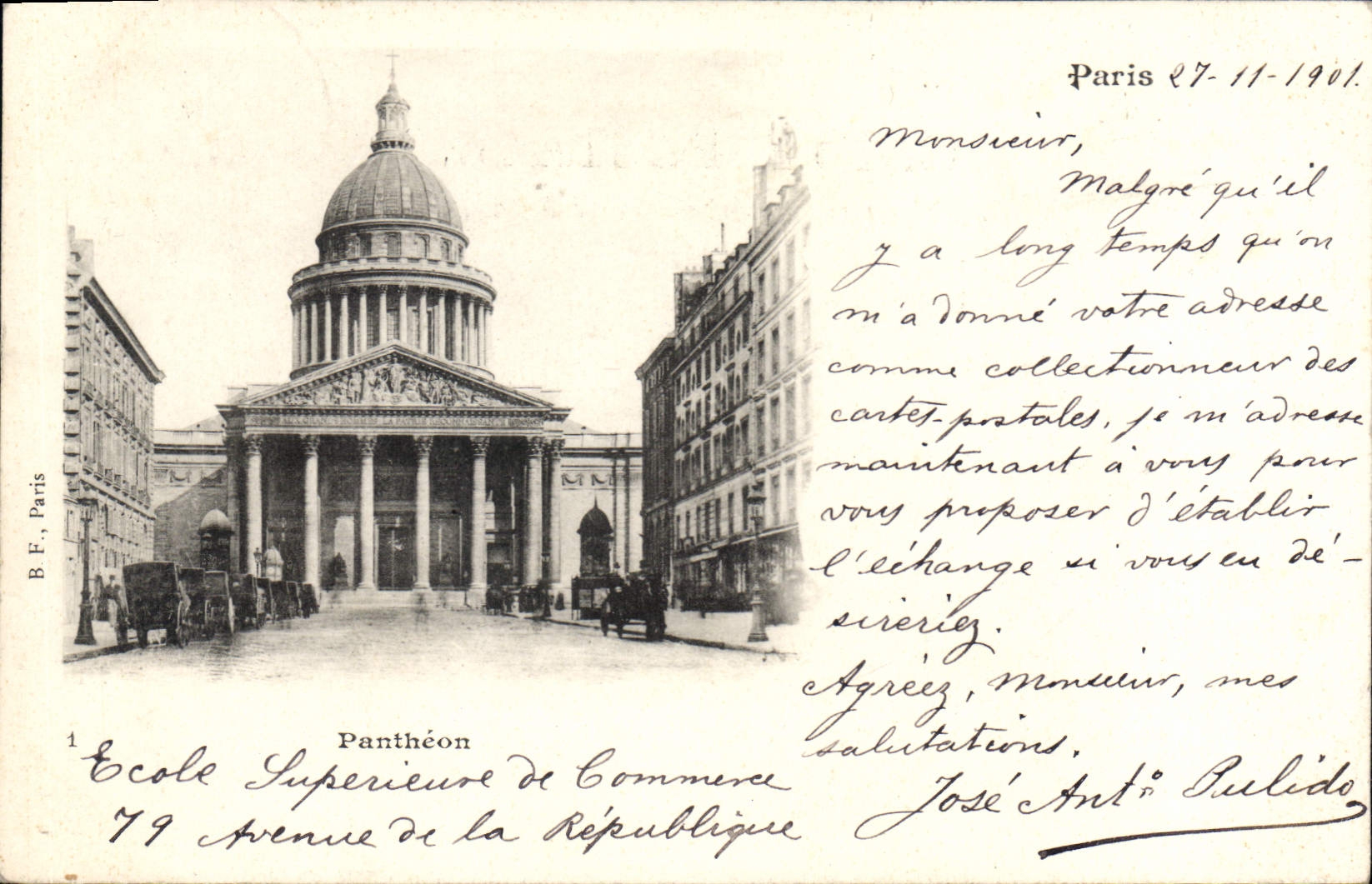 CPA Paris Pantheon 