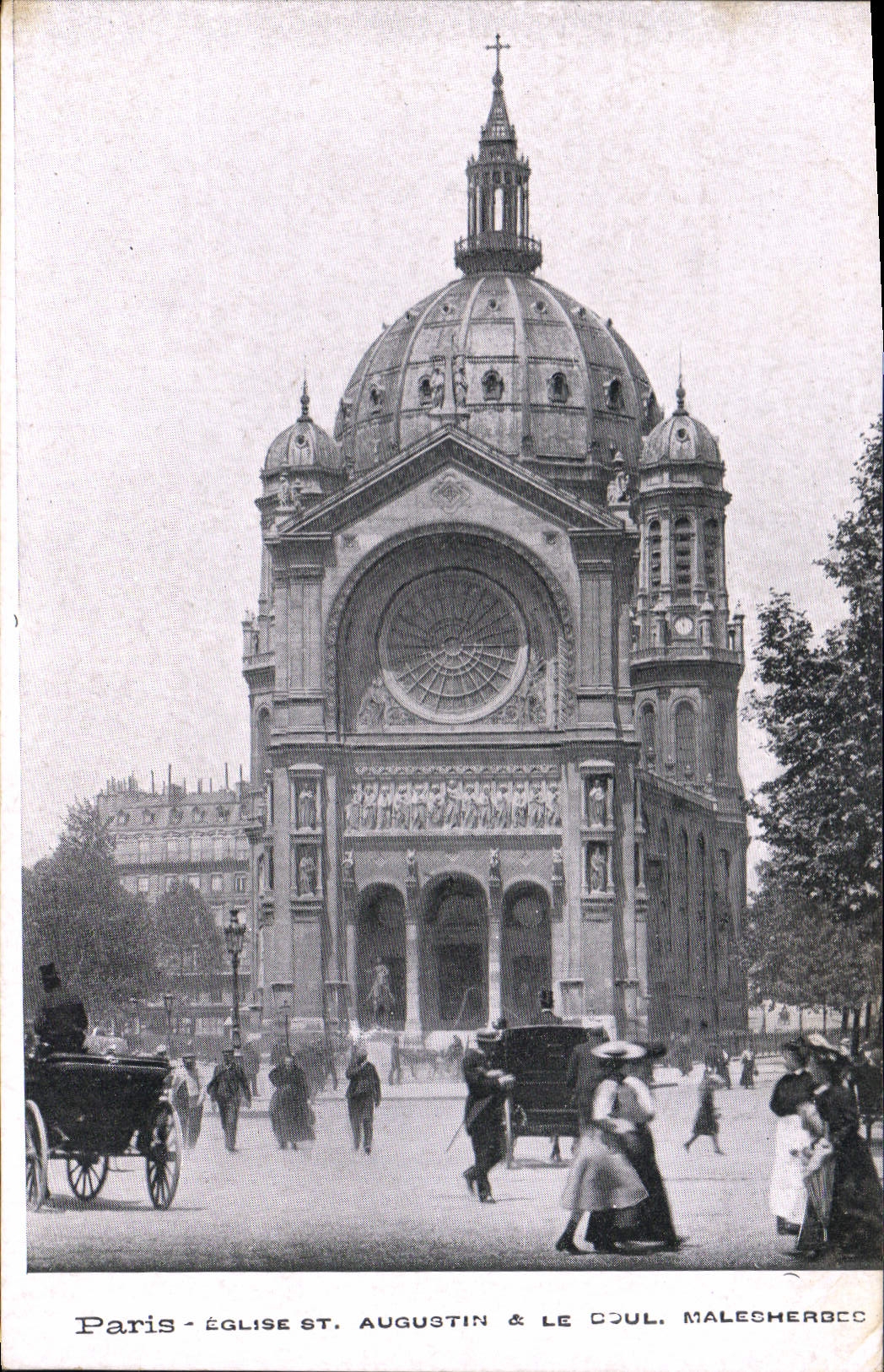 CPA Paris Eglise St Augustin