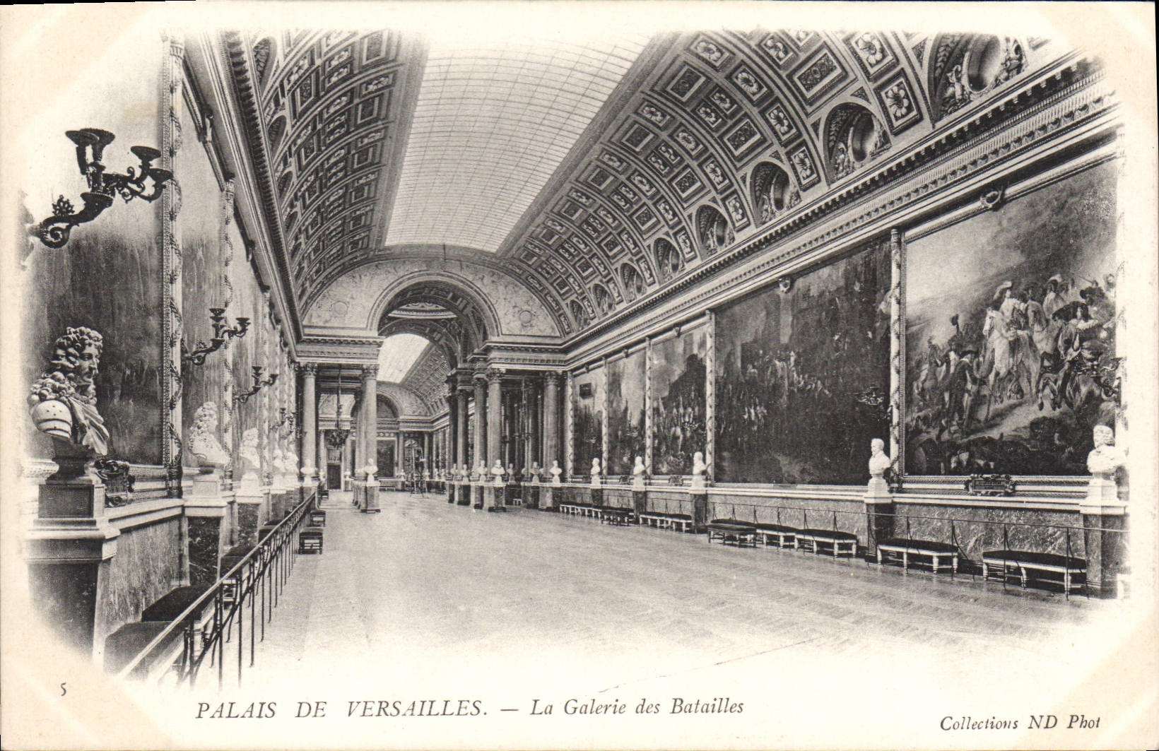 CPA Palais de Versailles La Galerie des Batailles 