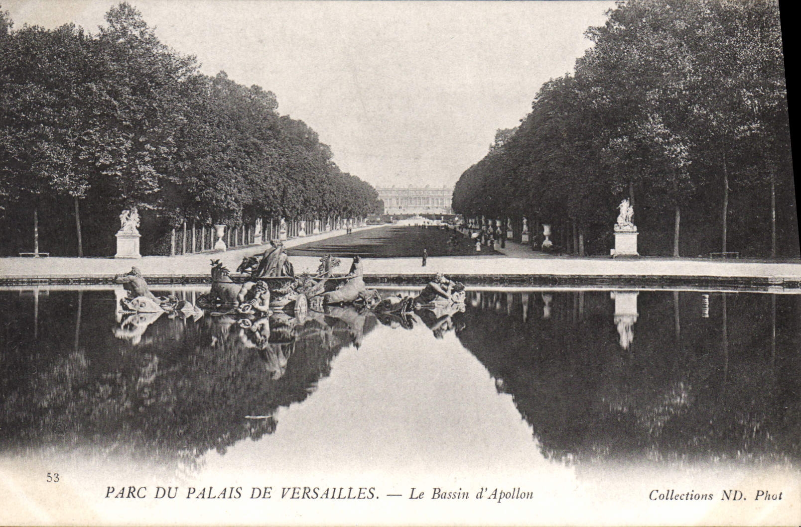 CPA Parc du Palais de Versailles Le Bassin d'Apollon 