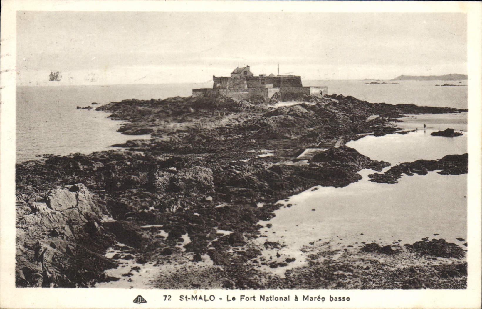 CPA St Malo Le Forft National a Maree basse 
