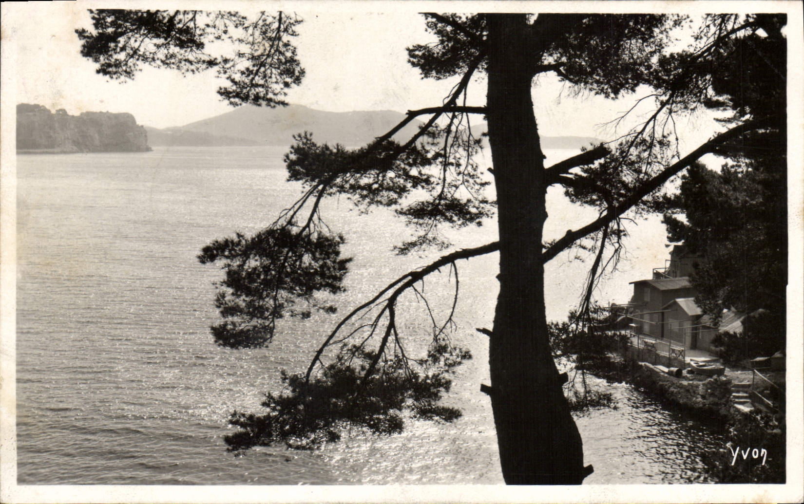 CPA La Douce France Cote d'Axur Toulon Anse de Magaud