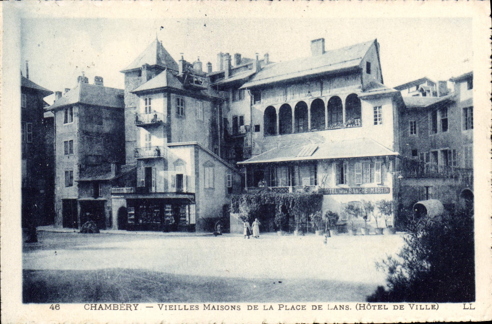 CPA Chambery Vielles Maisons de la Plage de Lans Hotel de Ville