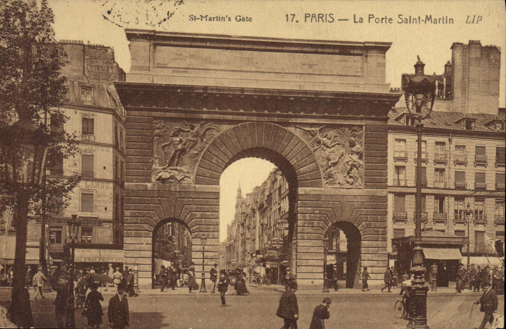 CPA Paris La Porte Saint Martin 
