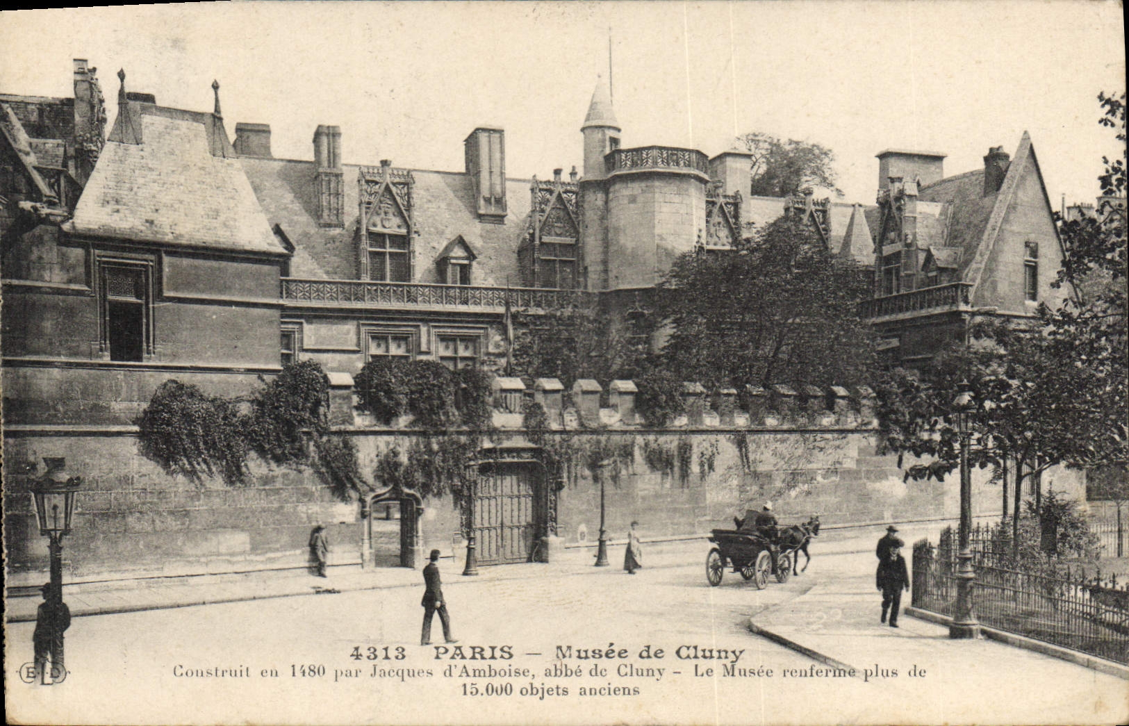 CPA Paris Musee de Cluny 