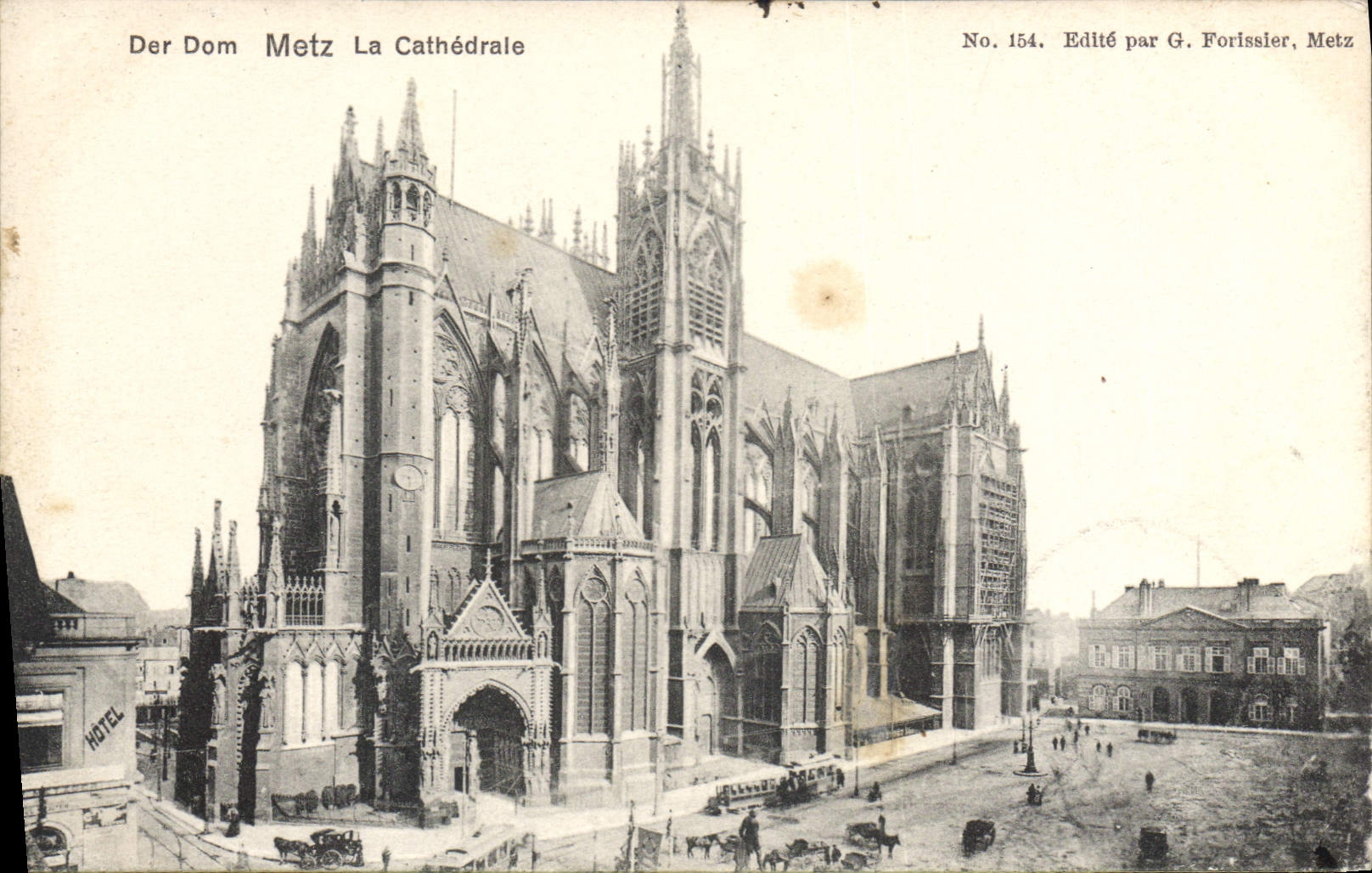 CPA Der Dom Metz La Cathedrale 