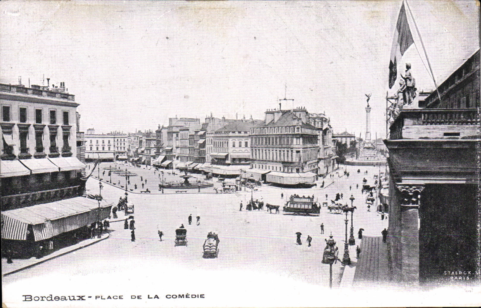 CPA Bordeaux Plage de la Comedie 