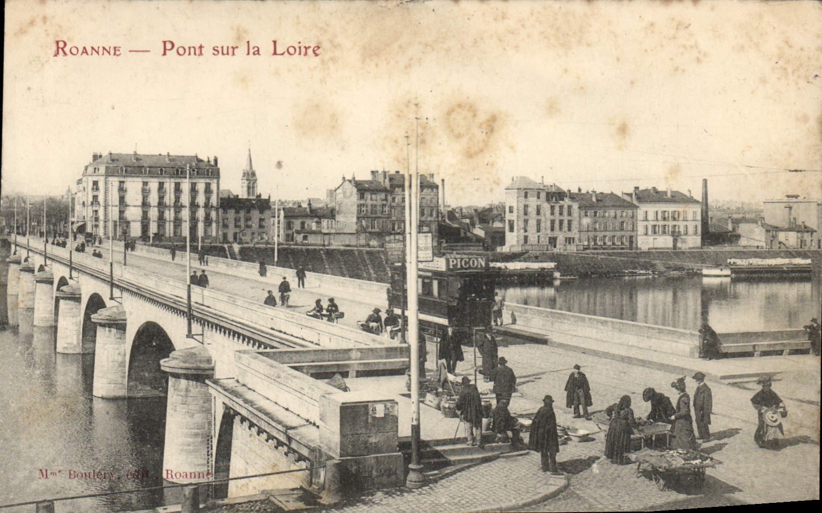 CPA Roanne Pont sur Loire