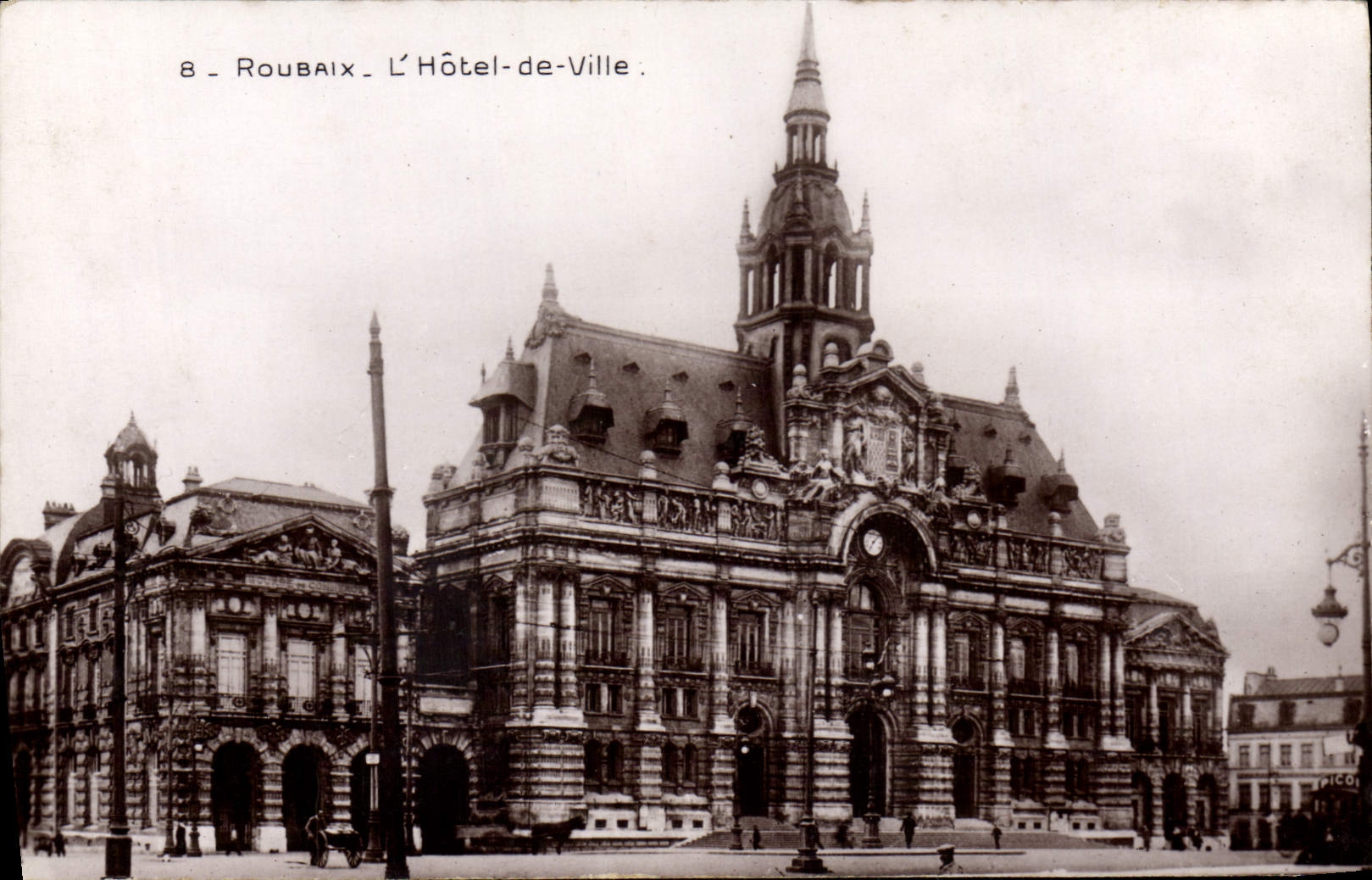 CPA Roubaix l'Hotel de Ville 