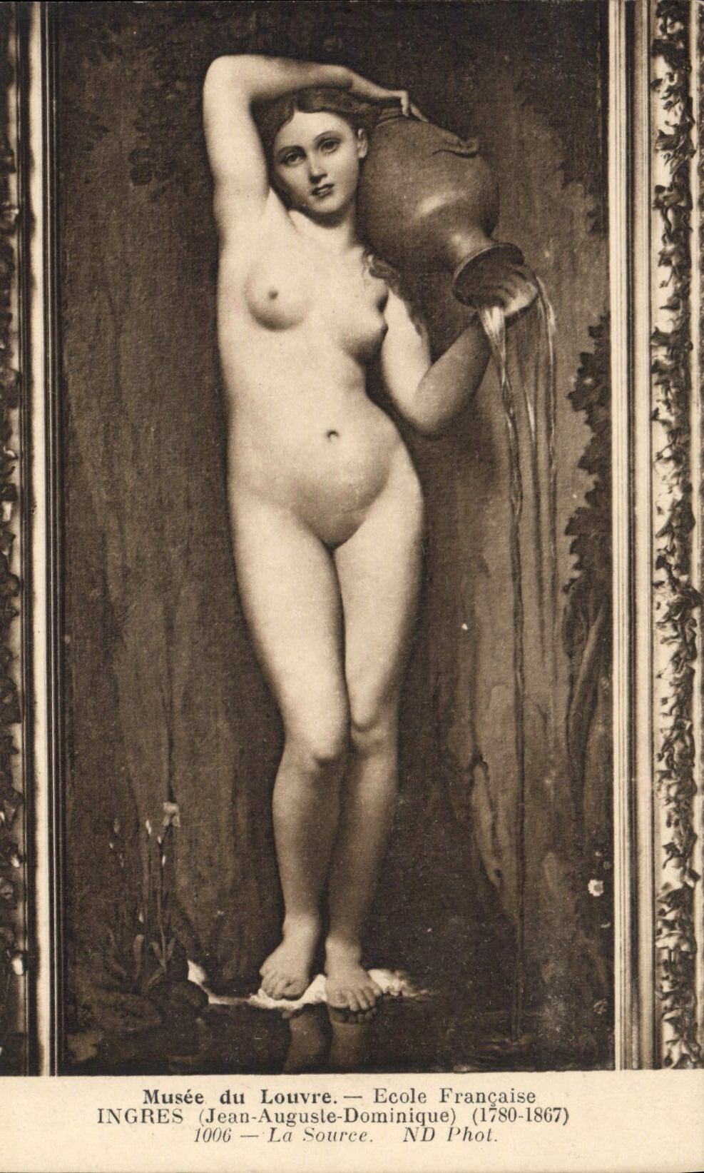 CPA Musee du Louvre Ecole Francaise Ingres Jeand Auguste Dominigue La Source