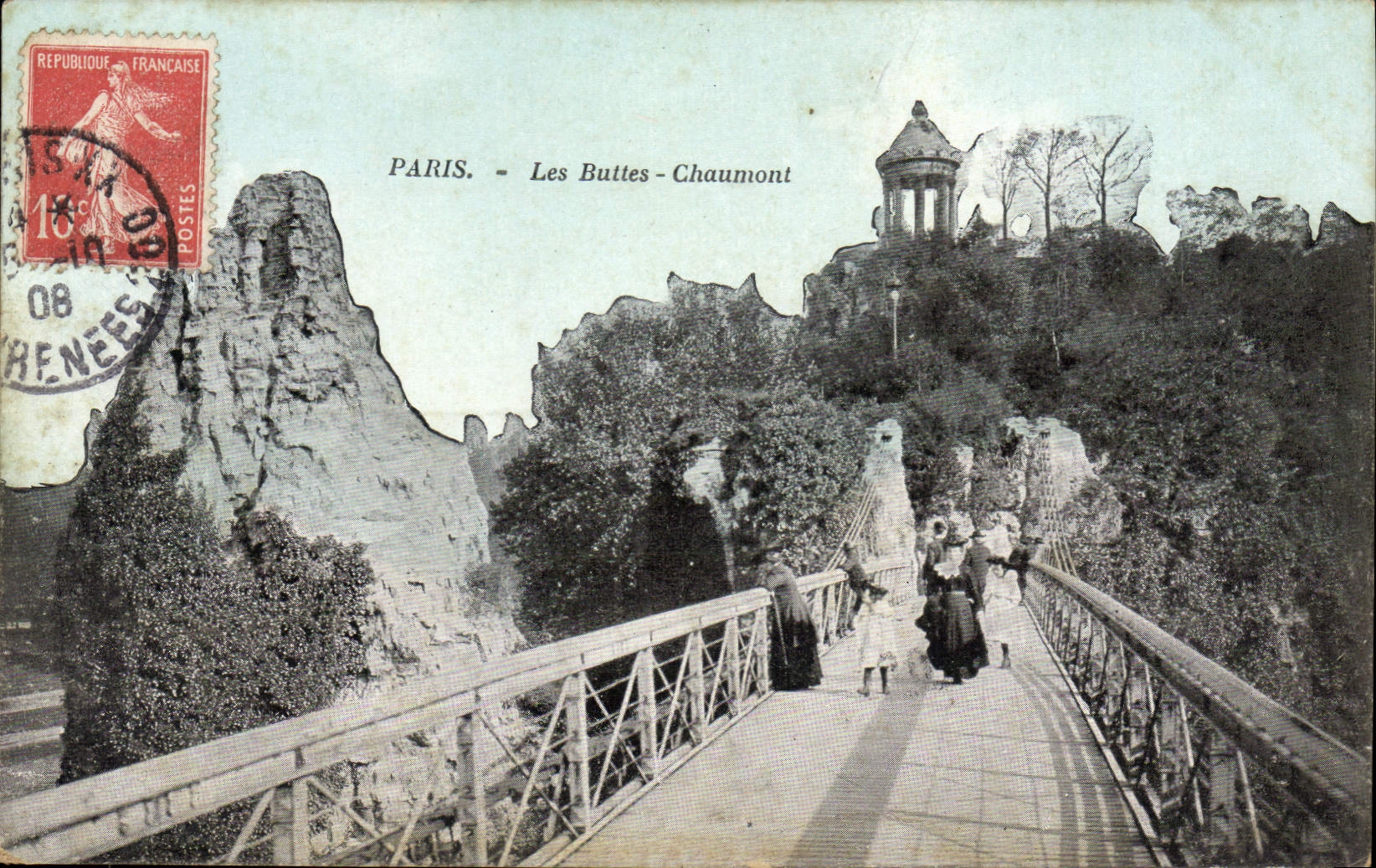 CPA Paris Les Buttes Chaumont 
