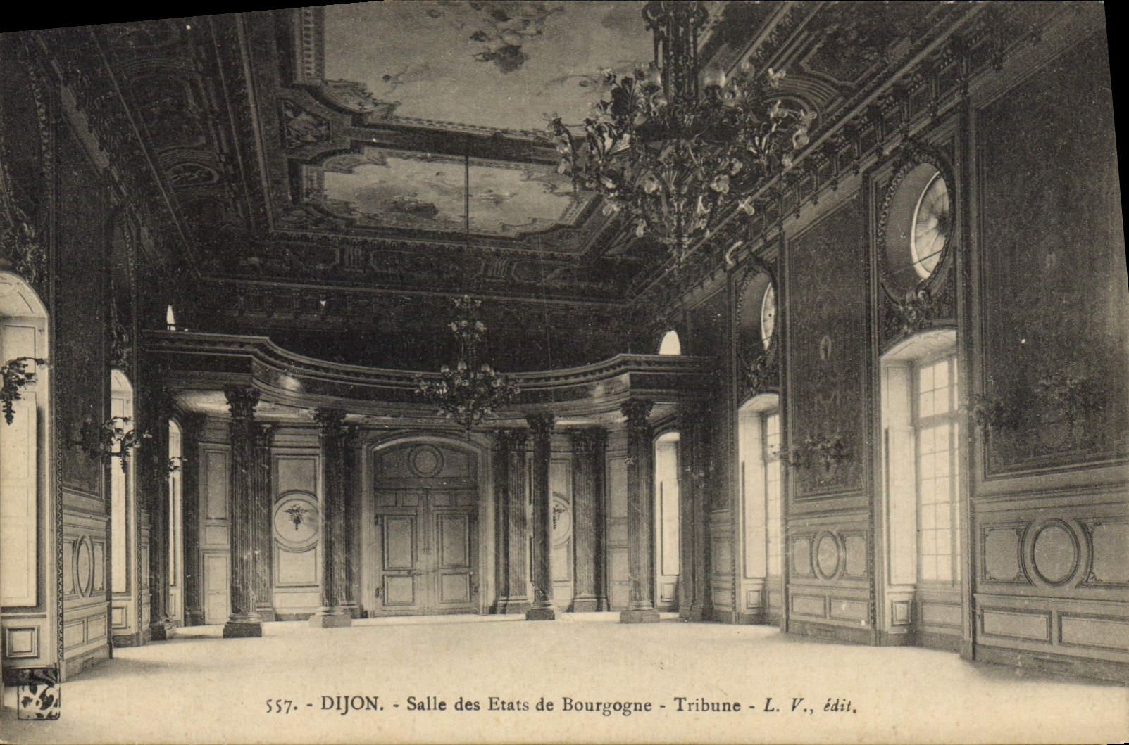 CPA Dijon Salle des Etats de Bourgogne Tribune 