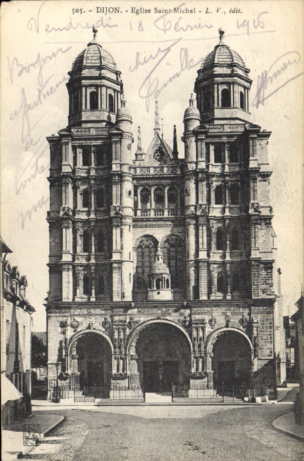 CPA Dijon Eglise Saint Michel 