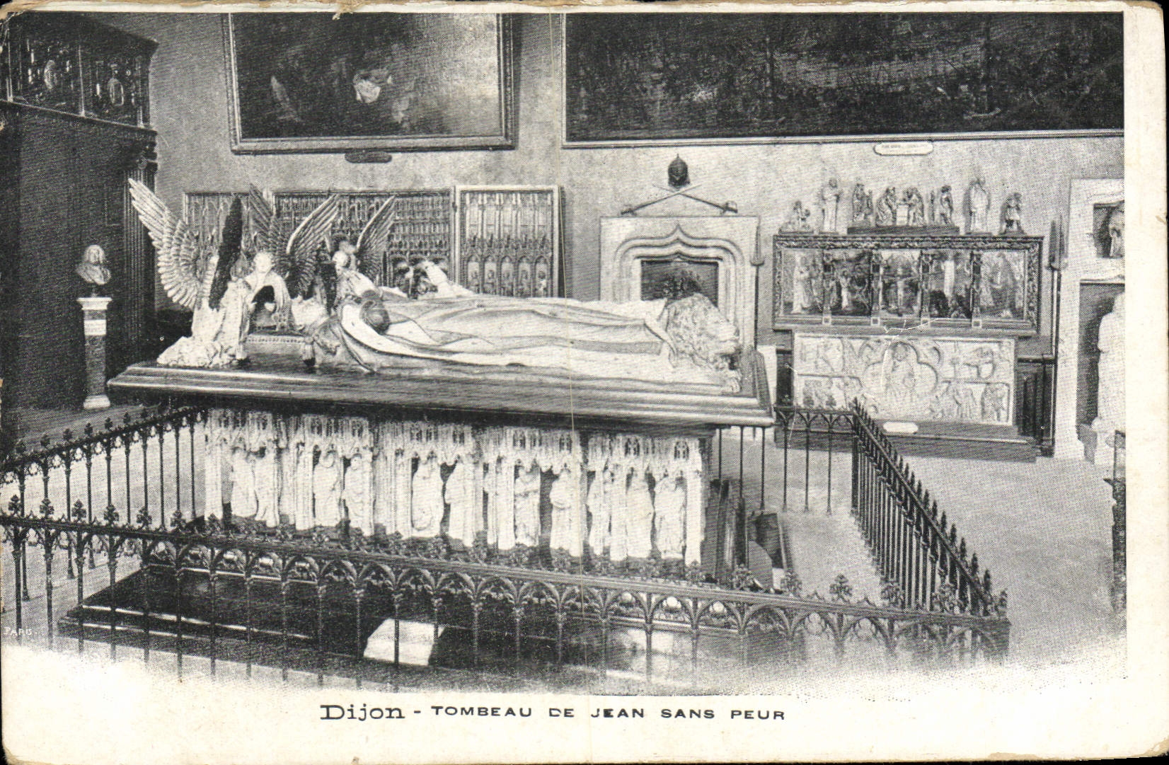 CPA Dijon Tombeau de Jean peur 