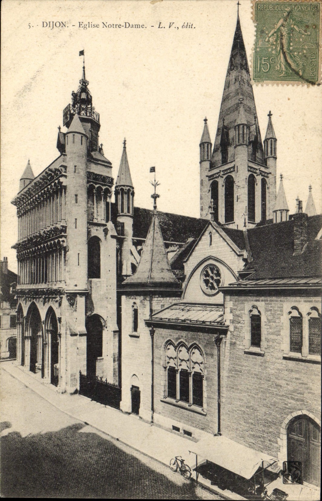 CPA Dijon Eglise Notre Dame 
