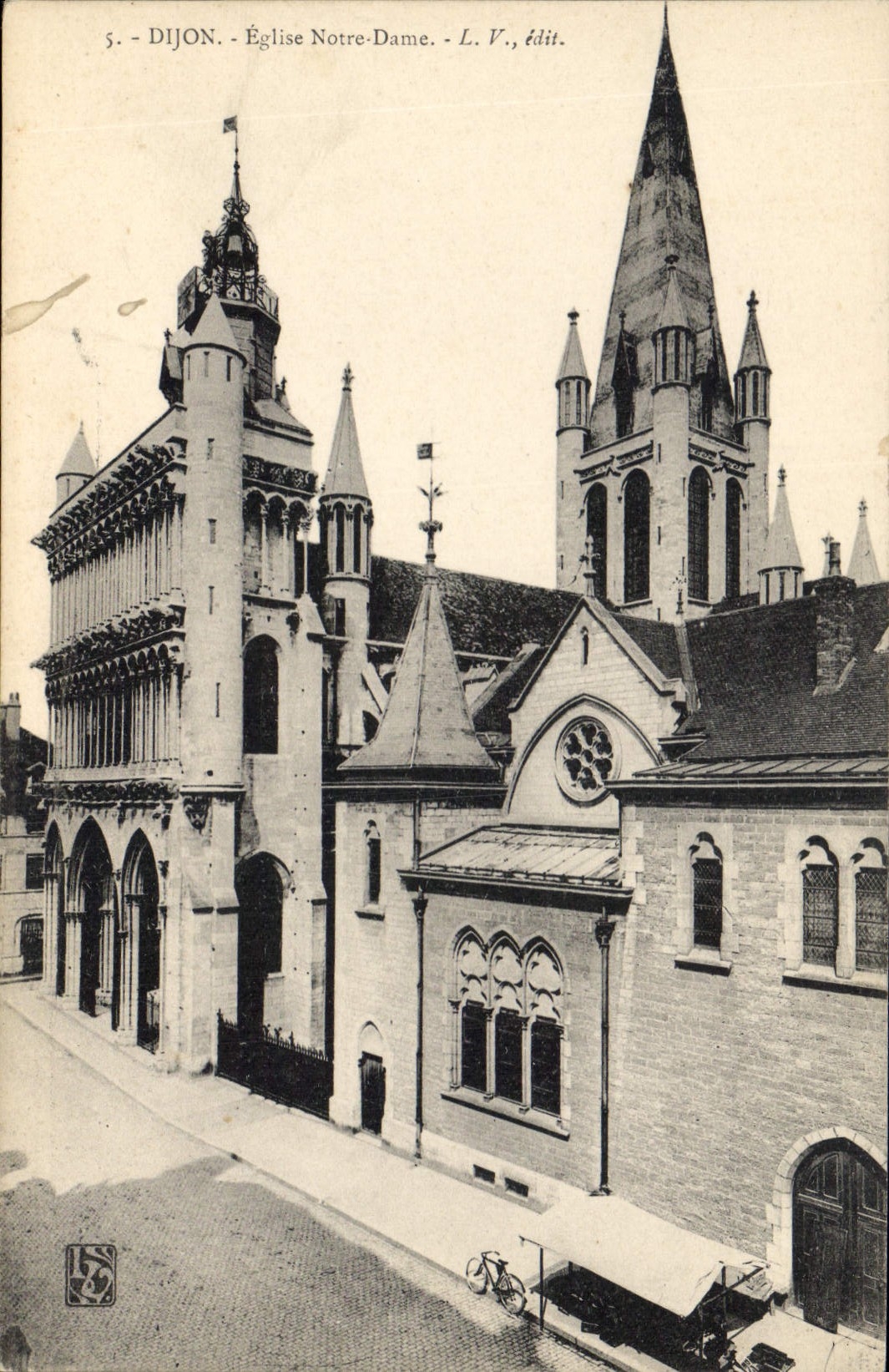 CPA Dijon eglise Notre Dame 