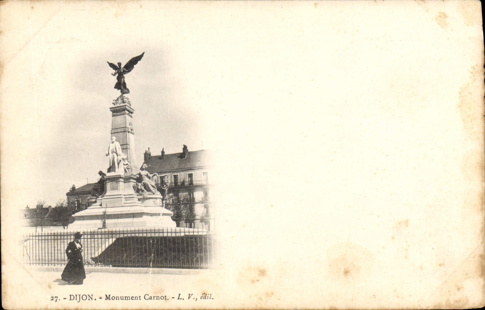 CPA Dijon monument Carnot 