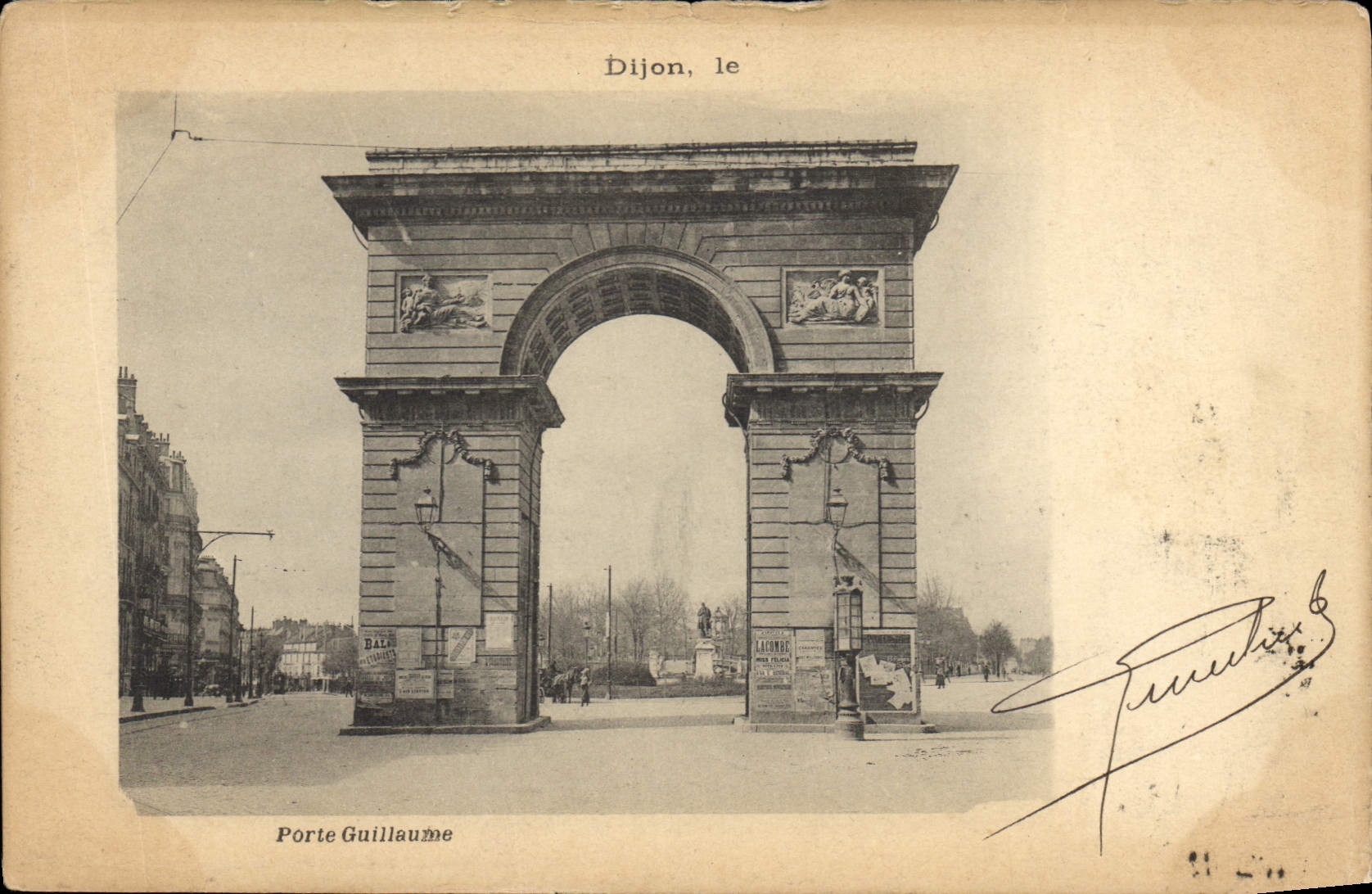 CPA Dijon porte Guillaume 