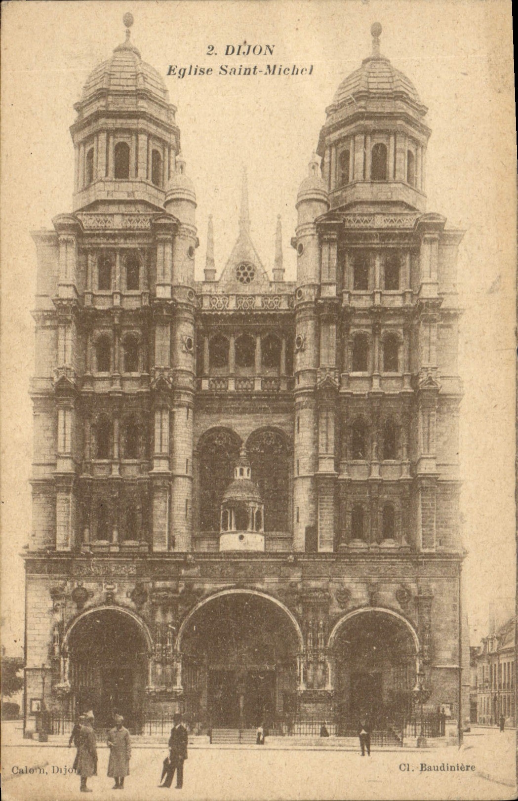 CPA Dijon eglise Saint Michel 